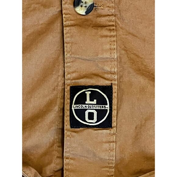 Lincoln Outfitters Classic Fit Golden Brown Men's XLR Button Down Shirt - Picture 6 of 6